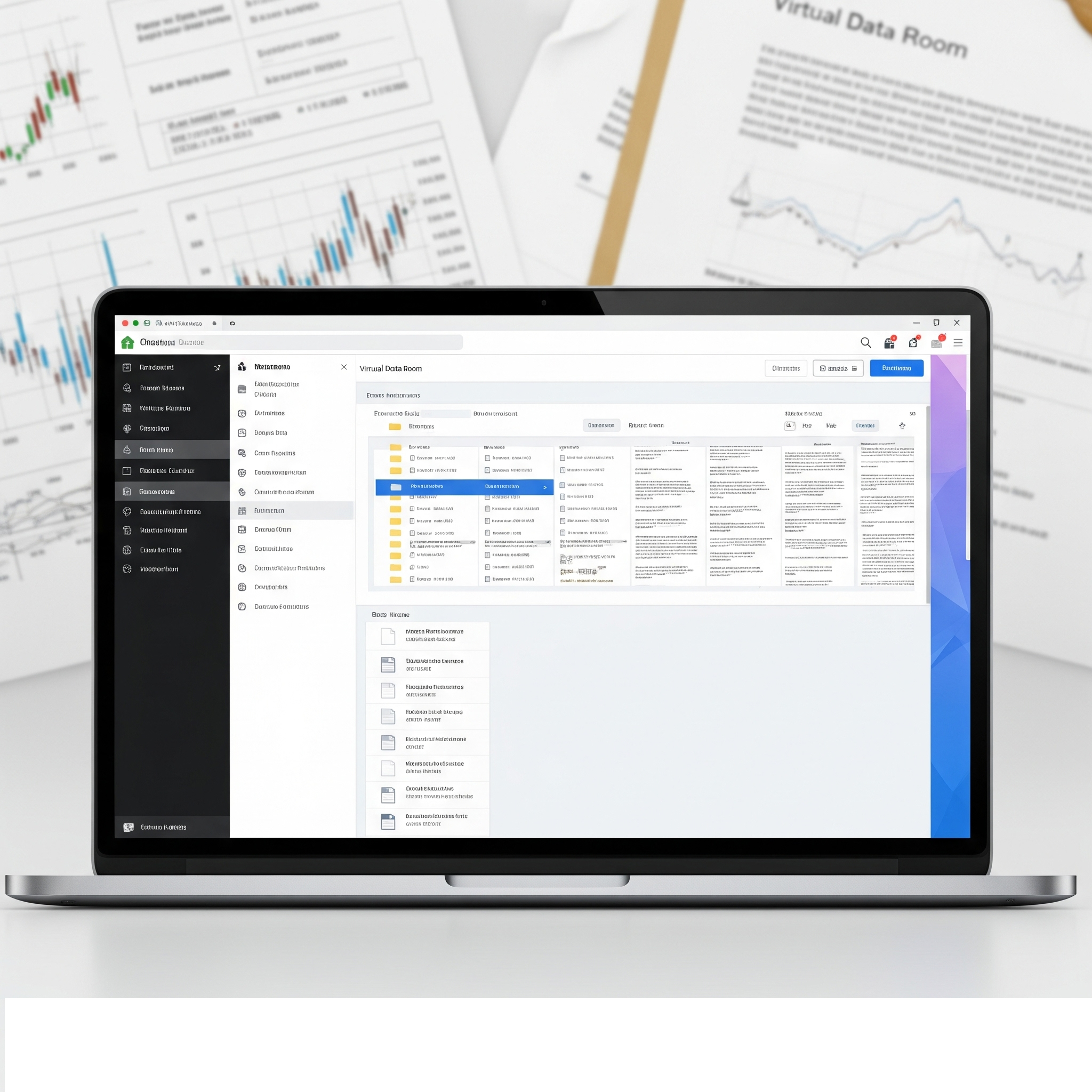 Professional team working on deal readiness and due diligence preparation